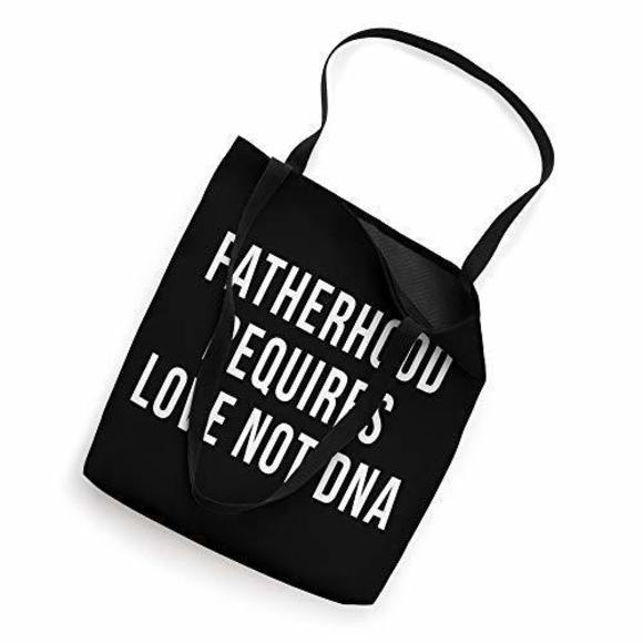 Father'S Day Stepdad Stepfather Love Not Dna Tote Bag O_O - Picture 2 of 4